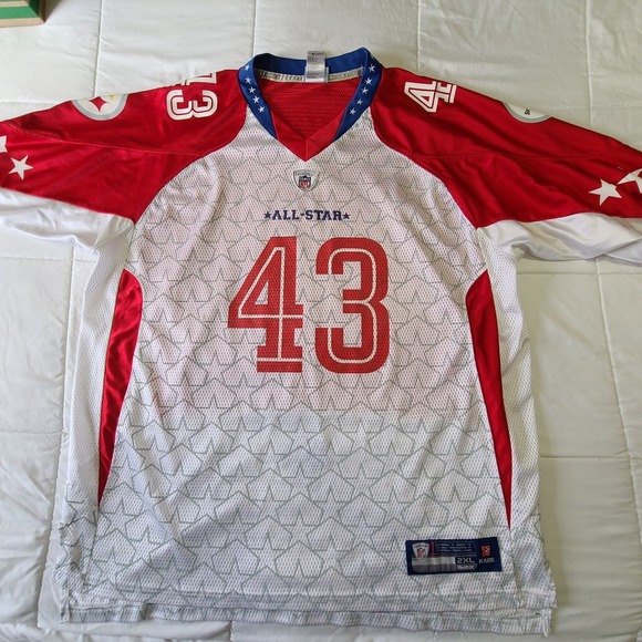 Reebok Pittsburgh Steelers Troy Polamalu jersey 2XL Prow Bowl 43